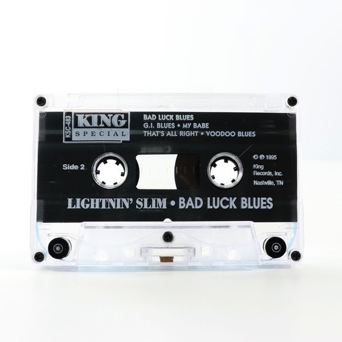 Bad Luck Blues by Lightnin' Slim (Cassette Tape, 1995, King) TESTED KSC-483 - Picture 4 of 6