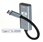 Type C To Female HDMI HDTV Cable 4K USB Adapter For Samsung S Series Huawei