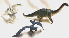 Figures- Three -Dinosaurs and Dragon