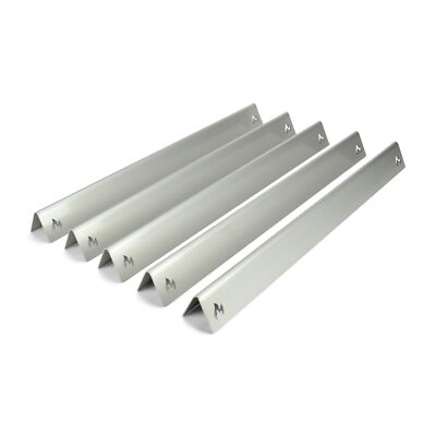 Edelstahl V2A Aromaschienen Brennerabdeckungen für Weber Spirit