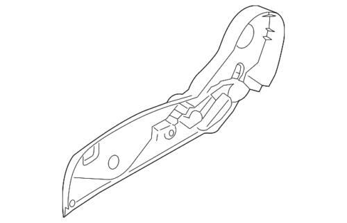 Conjunto de escudo de asiento delantero derecho para Ford Escape 2015-2019 (N/P FJ5Z-5462186-AA)