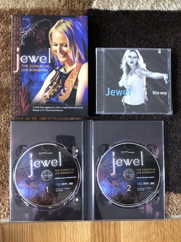 Jewel Framed “0304” CD Cover, 4 CD lot & 2 DVD Live Essential Songbook - Picture 4 of 4
