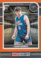 2024-25 NBA Hoops JUAN NUNEZ RC Orange Prizms Premium #/199 -SPURS-
