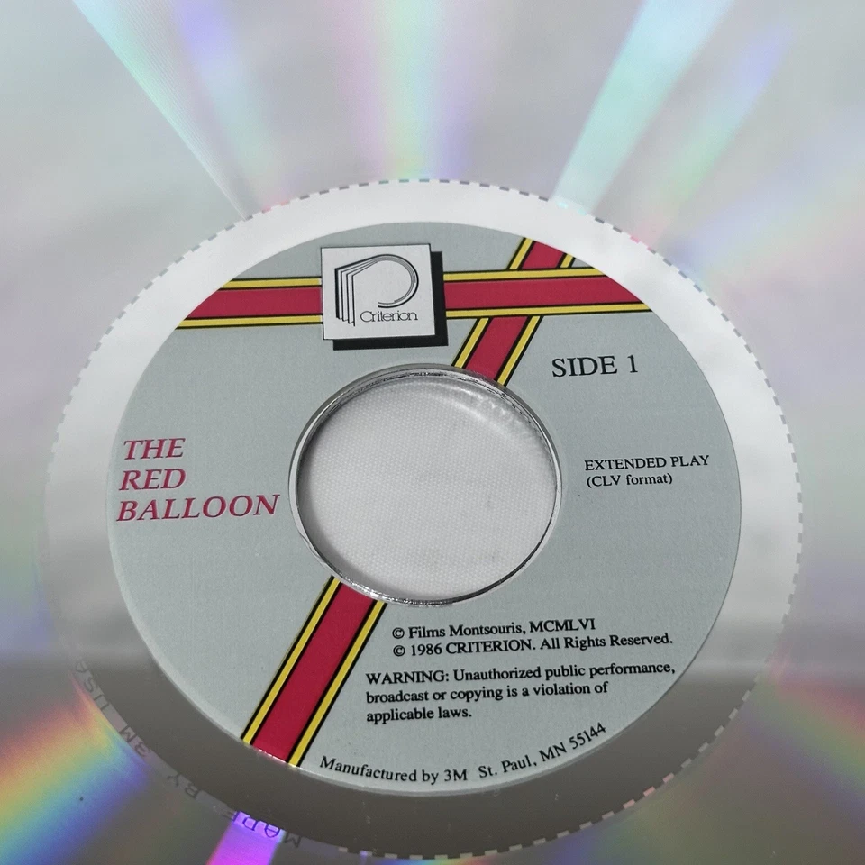 The Red Balloon 1956 White Mane (1953) Criterion Collection Laserdisc - Image 3 of 4