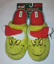 NEW Dr Seuss Men s Grinch slippers Size 11/12
