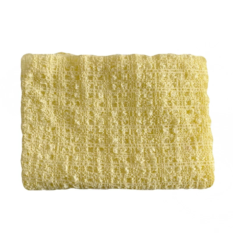 3D Chiffon Ruched Frill Fabric Lightweight DIY Sewing Clothes Blouse Tee - Image 4 of 4