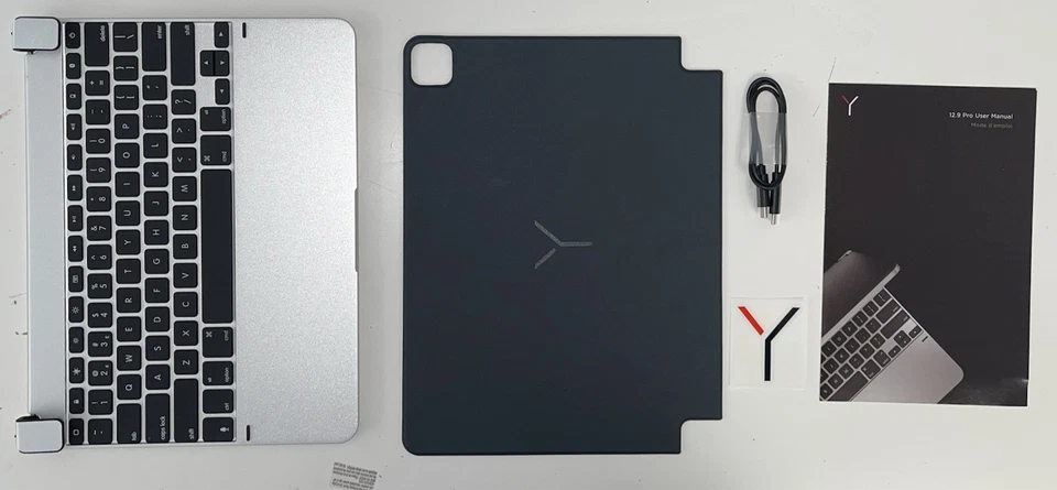 BRYDGE BRY6021-B Wireless Keyboard iPad Pro 12.9” 2018/2020 (3rd/4th Gen) Silver - Image 2 of 4