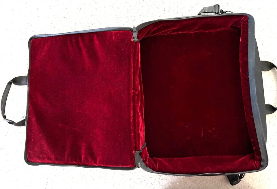 Carry Bag for Tascam TM-D1000 Black Storage Bag Strap Padded Velvet Interior - Image 3 of 4