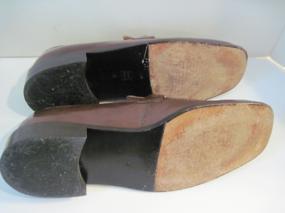 Stacy Adams Brown Suede Silver Tone Horse Bit Loafers Slip  display picture 3