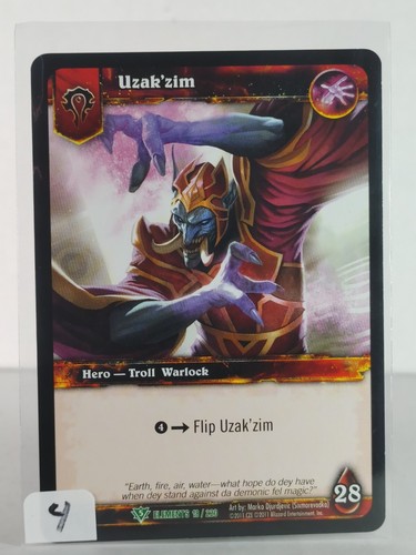 Uzak'zim - War of the Elements 18/220 - World of Warcraft TCG uncommon - Picture 17 of 26