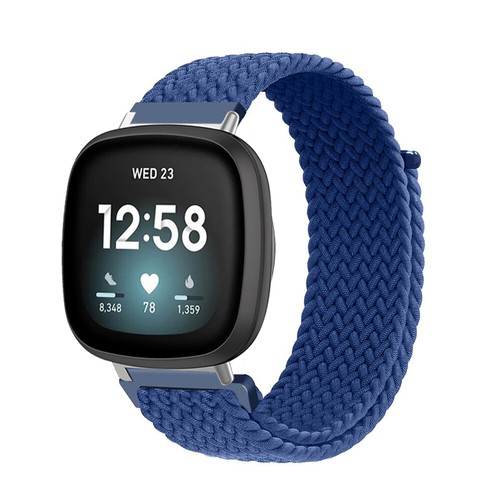 For Fitbit Versa 4/3/Sense Band Woven Nylon Sports Strap Replacement Wristband - 第 17/20 張圖片