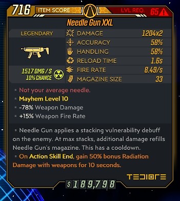 Borderlands 3 🔥Buy 1, Get 1 Free🔥 Any Level 72 SMGs - Any Anointment DLC4 - Picture 179 of 225