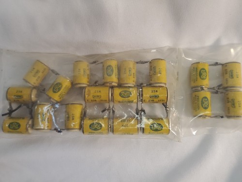 10 ~NOS IRC Precision Wire Wound Resistor Type WW4J 25K SEALED Original Plastic - Picture 8 of 9