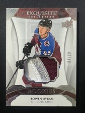 2020-21 Exquisite Collection Hockey Bowen Byram Rookies 3 Color Patch 84/99 RC