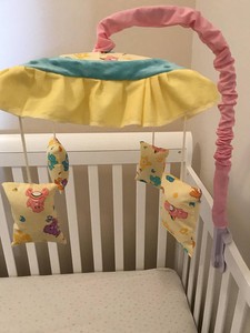 bear crib mobile