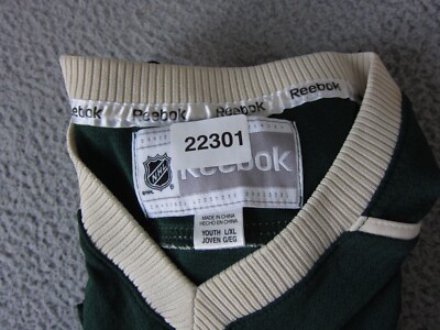 Vintage Minnesota Wild Jersey Youth Extra Large L / XL White