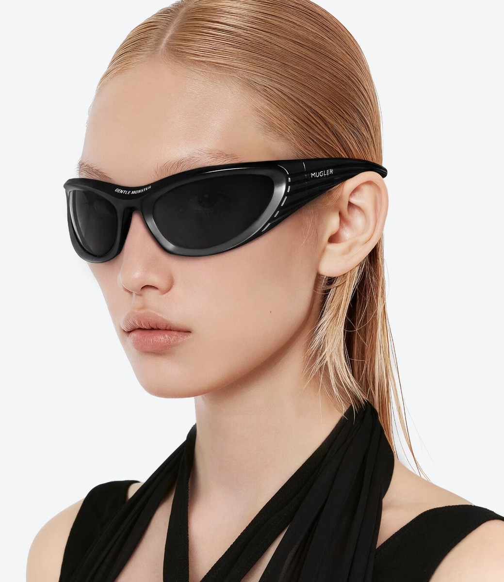 ジェントルモンスターMantuOL2 GENTLE MONSTER Mugler Spiral 02 V2 Sunglasses Blue