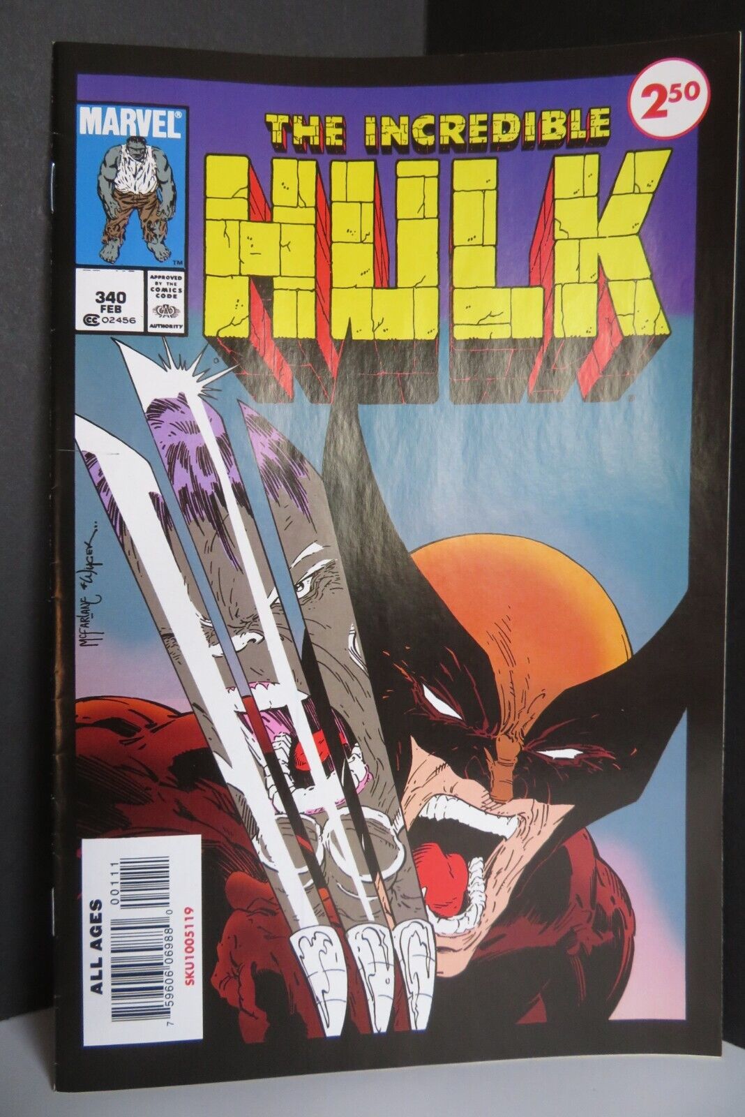 2009 The Incredible Hulk® #340 "Vicious Circle" Marvel Comic Book Great Conditio