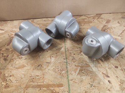 Lot Of 3, Killark EYS-3 Female/Female Sealing Fitting 1 in, Vertical/Horizontal 