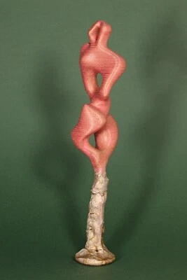 Skulptur Plastik Kunst Pop Art Wassermann Unikat sign Prof em A Loeschner-Gornau - Bild 1 von 4