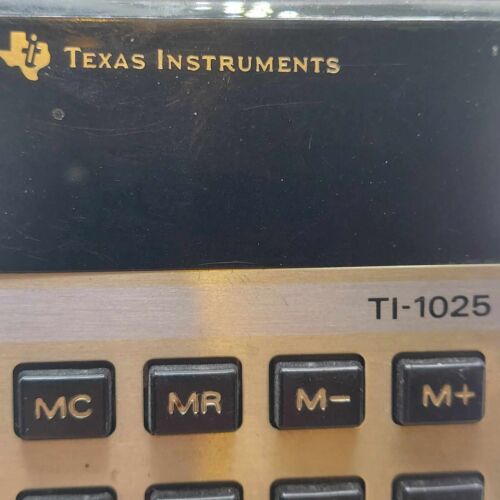 Vintage Texas Instruments TI-1025 Taschenrechner 9V Batterie getestet funktioniert - Bild 4 von 9