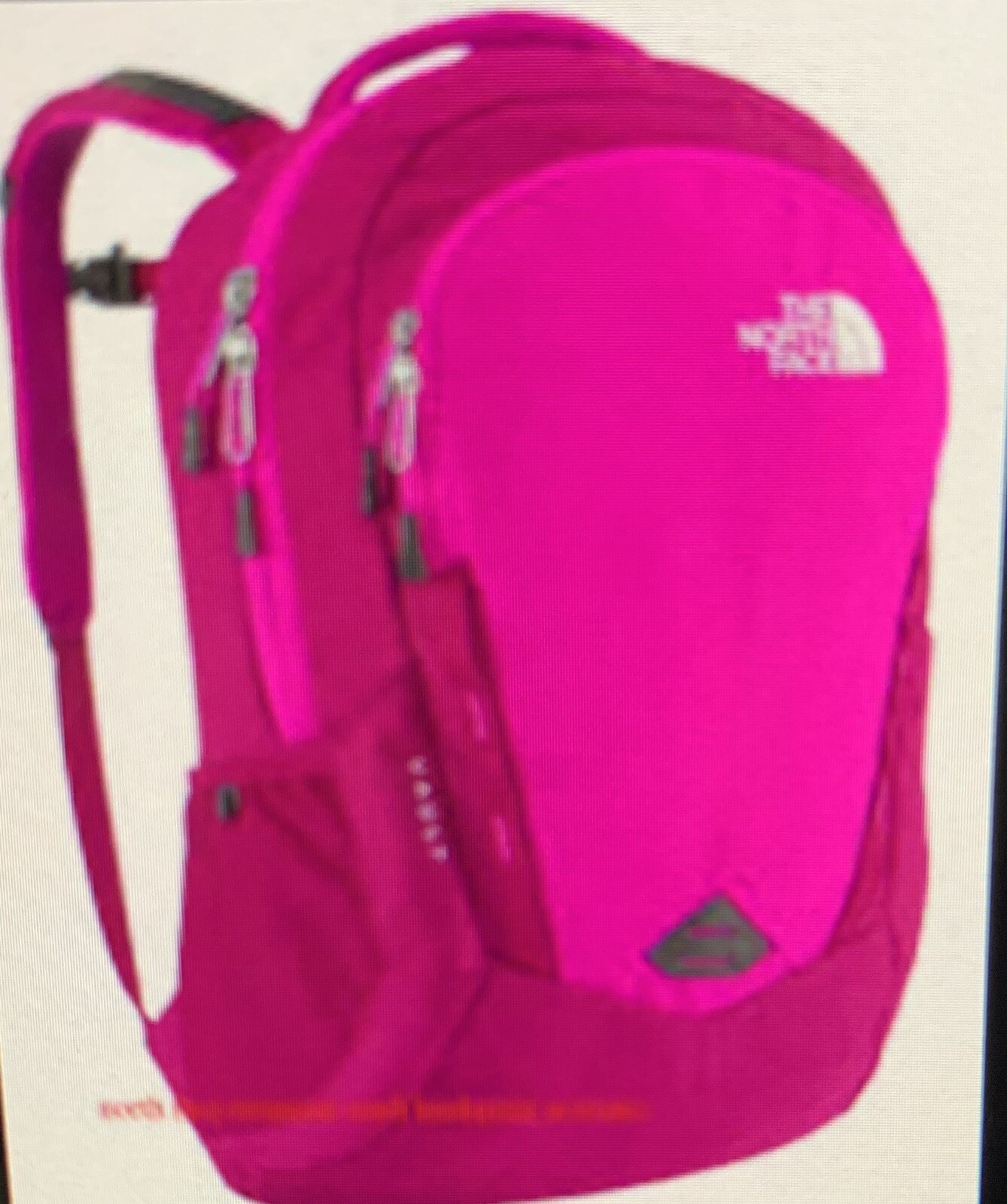 north face backpacks pink