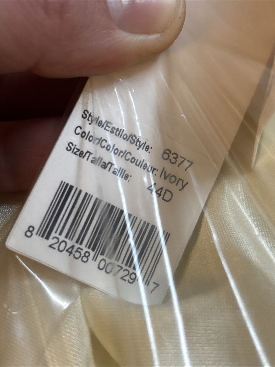 Dominique Noemi Strapless Longline Strapless Bra 44D IVORY NWT NEW