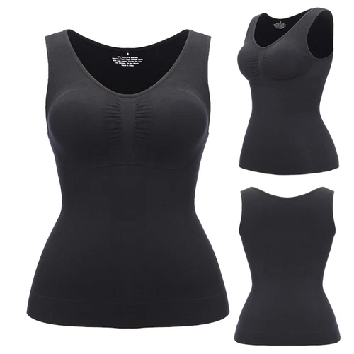 New Ladies Women Seamless Control Vest Body Shaper Shape Wear Under Wear - Bild 17 von 23