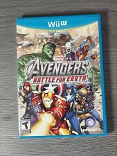 Marvel Avengers Battle For Earth Nintendo Wii U Game Authentic CIB
