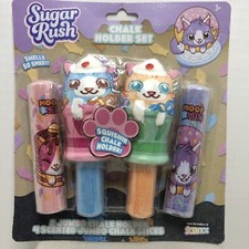 Sugar Rush Scented Chalk and Squishy Holder Set Smells So Sweet