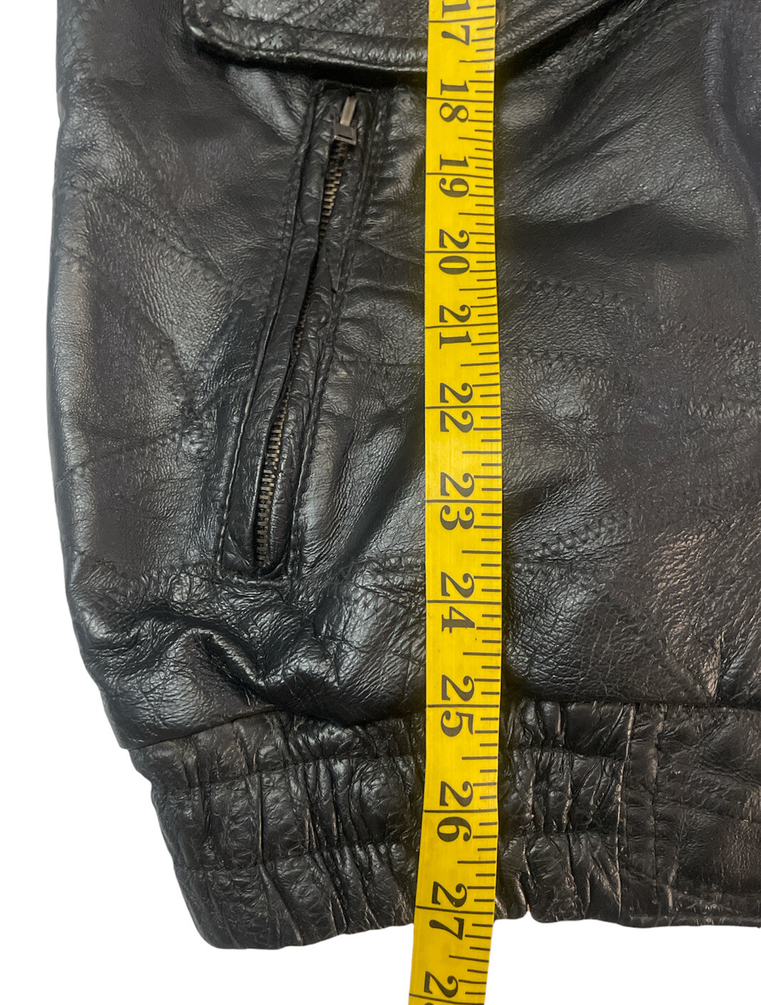 Flight Path Genuine Leather Flight Jacket Medium … - image 5