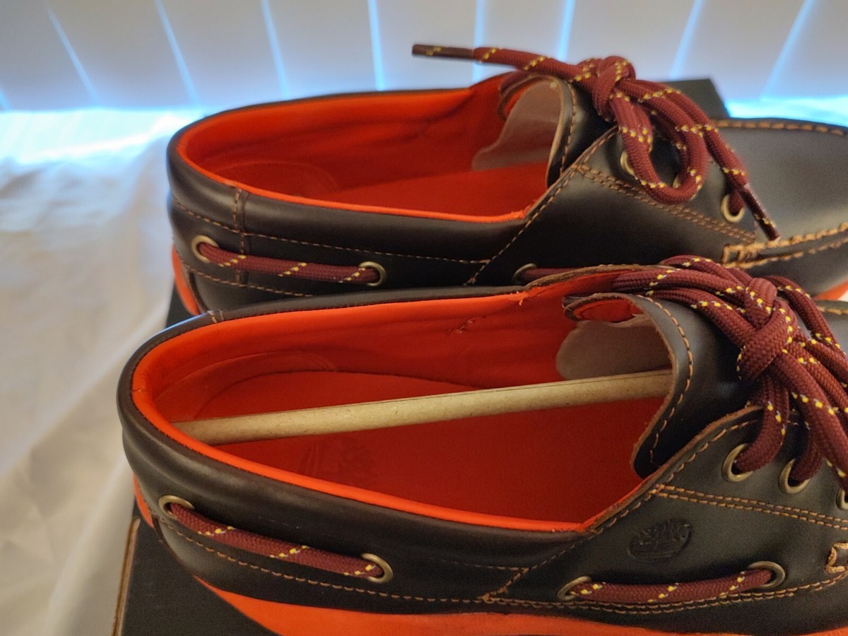 Timberland Men’s Brown Remix Handsewn Boat Shoes Size 9.5 *NEW WITH BOX*