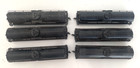 Lot of 6 Athearn HO AT&SF Single Dome Black Tank Cars — photo 2