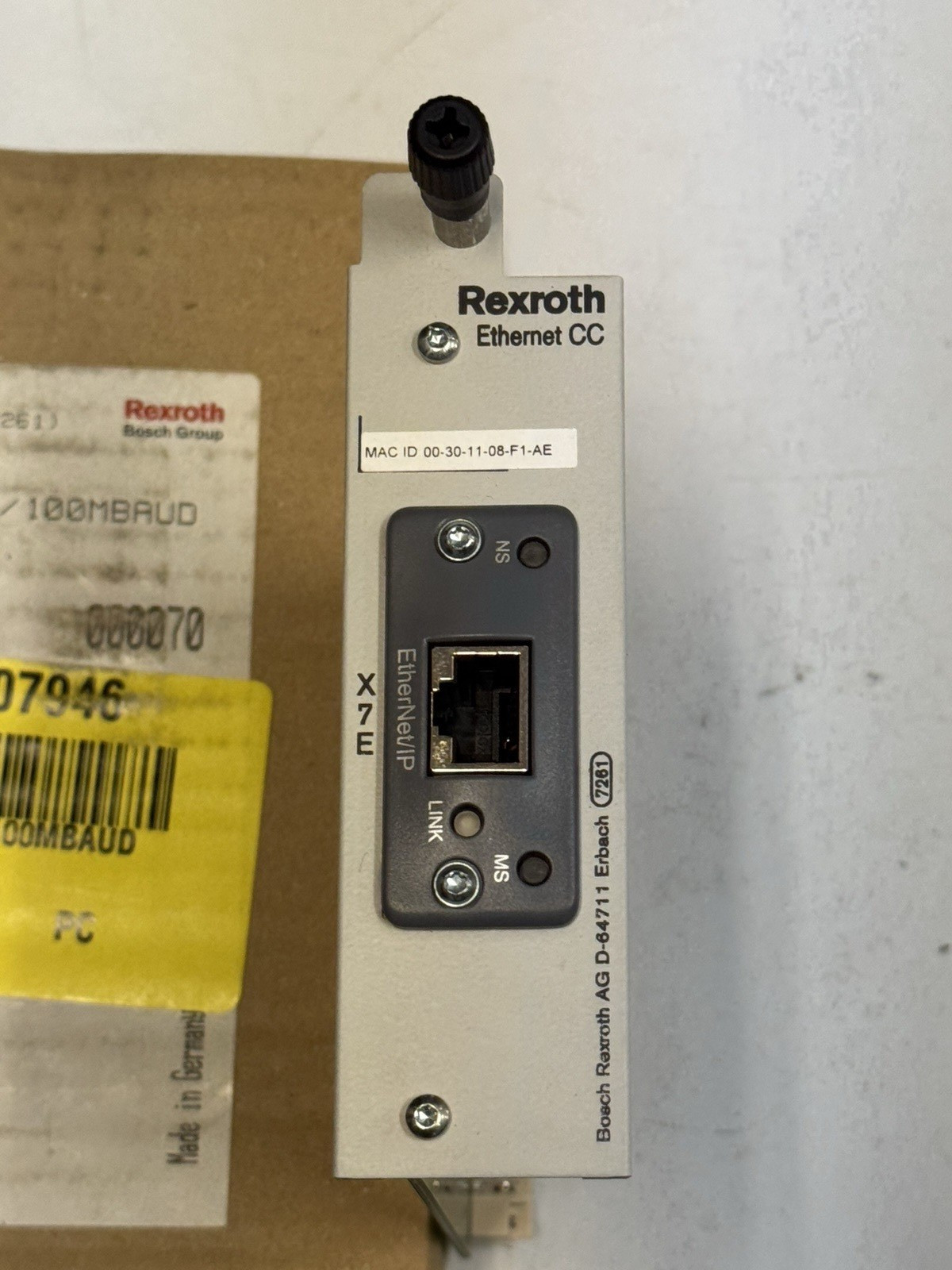 Rexroth Bosch Ethernet CC/100MBAUD Module R911307946-GB1 BRAND NEW