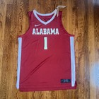 Nike Dri-Fit Ncaa Alabama Crimson Tide #1 Basketball Jersey Mens Sz Large