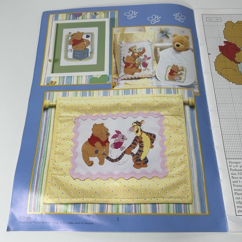 Leisure Arts Disney Winnie The Pooh Baby Collection Counted Cross Stitch Book - Picture 6 of 6