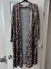 NEW Lularoe Sarah Cardigan Metallic Gold Foil Duster NWT HTF Unicorn Elegant XL