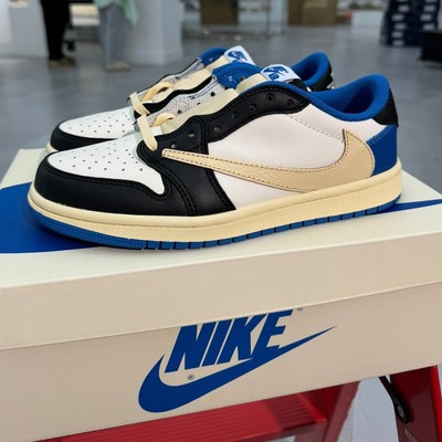New AJ1 Retro Low Travis Scott Fragment Unisex Sneakers DM7866-140
