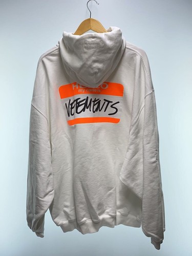 Parka VETEMENTS taglia S cotone bianco UE54HD340W DDU - Foto 2 di 6