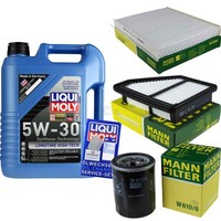 Inspektionskit Filter Liqui Moly ÖL 5L 5W-30 FüR Honda Civic Viii Hatchback FN