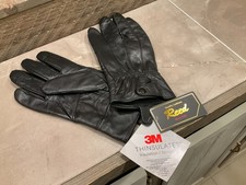 REED GENUINE LEATHER MENS SZ Large DRIVING / RIDING GLOVES  NEW  BLACK