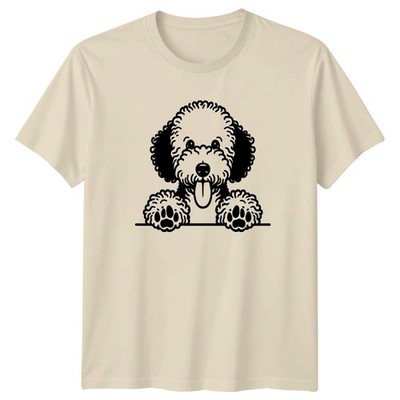 Playful Dog Paws Peeking Tiere Hunde Herren T-Shirt Damen Tee Grafik Oberteil