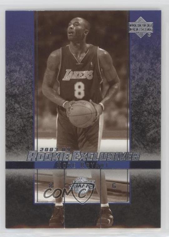 2003-04 Upper Deck Rookie Exclusives Black & White Kobe Bryant #59 HOF gb9