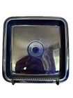 Fiesta Retired Cobalt Blue Napkin Tray Used