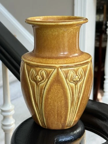 1929 Rookwood Art Pottery 7" Vase Tulip Motif  Mint++ Rare Color #2413