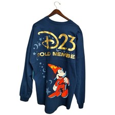 NWT Disney D23 Gold Member Exclusive Sorcerer Mickey Spirit Jersey XL
