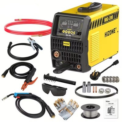 New 8-In-1 Multifunction Welding Machine 200A 120V/240V Dual Voltage MIG Welder