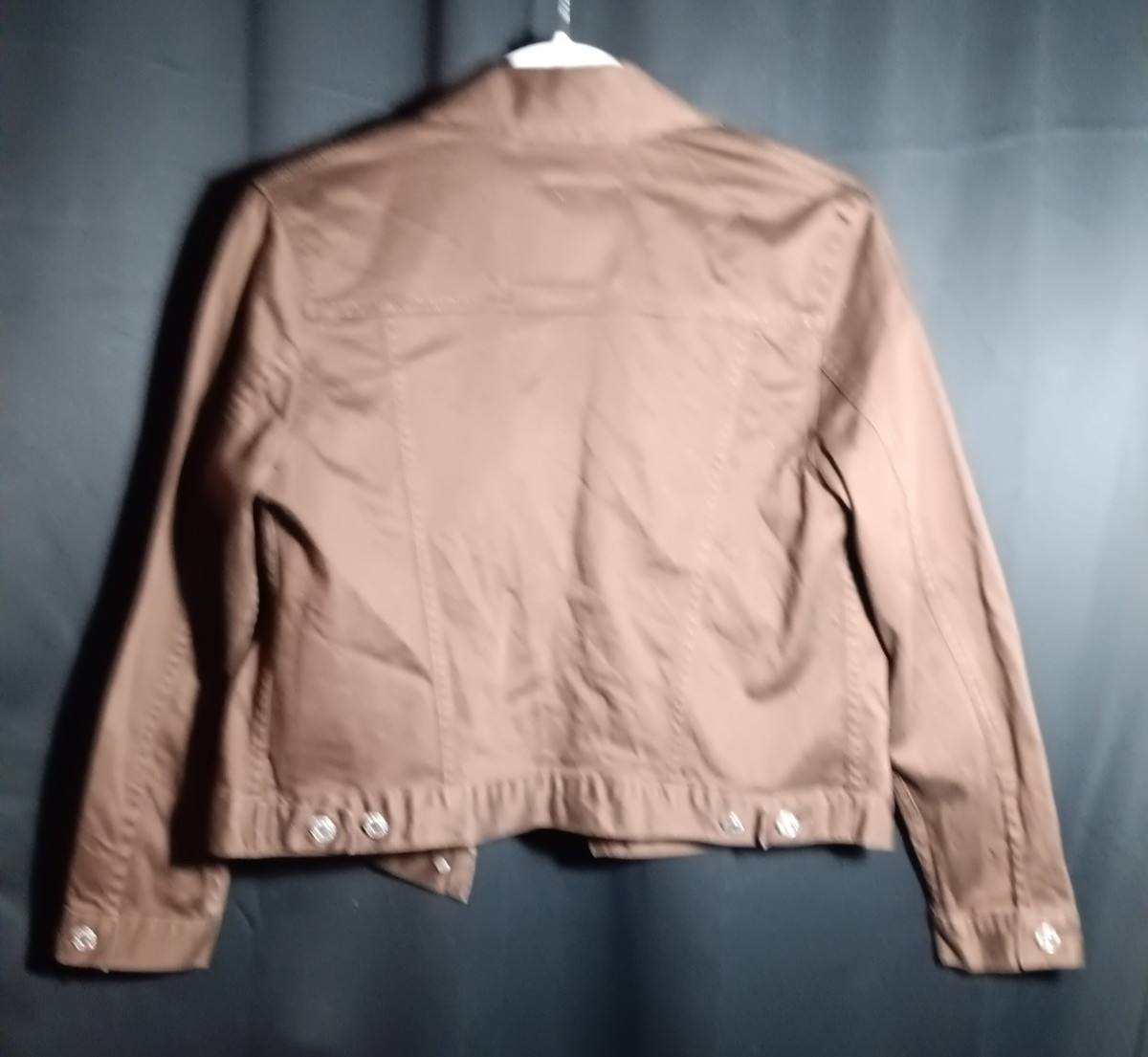 Rare Levi’s Sample Jacket Brown Stretch Denim Wom… - image 7