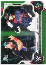 2026 Topps Now WBC John Cena/Shohei Ohtani #WBCO Green Chrome /99 Baseball Card