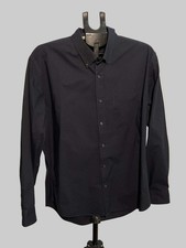 Uniqlo Button-Down Dress Shirt Cotton Long Sleeve